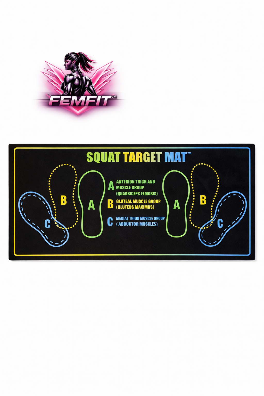 FemFit™ TargetCore Mat Pro – Multicolor